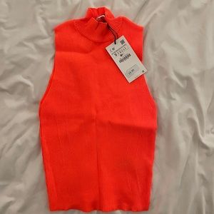 Zara orange top